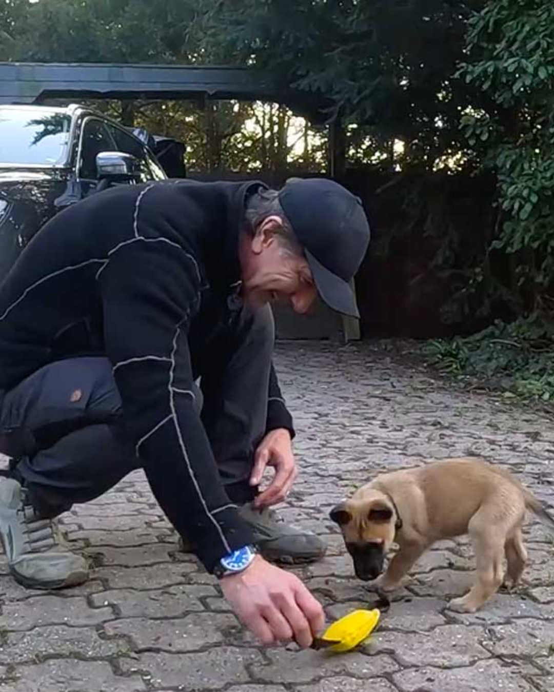 Robert meeting Schmoo in Germany