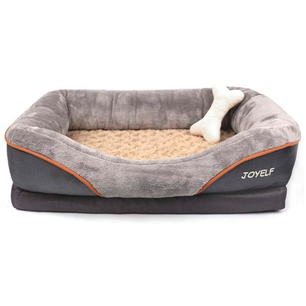 JOYELF Orthopedic Dog Bed Memory Foam Pet Bed with Removable Washable